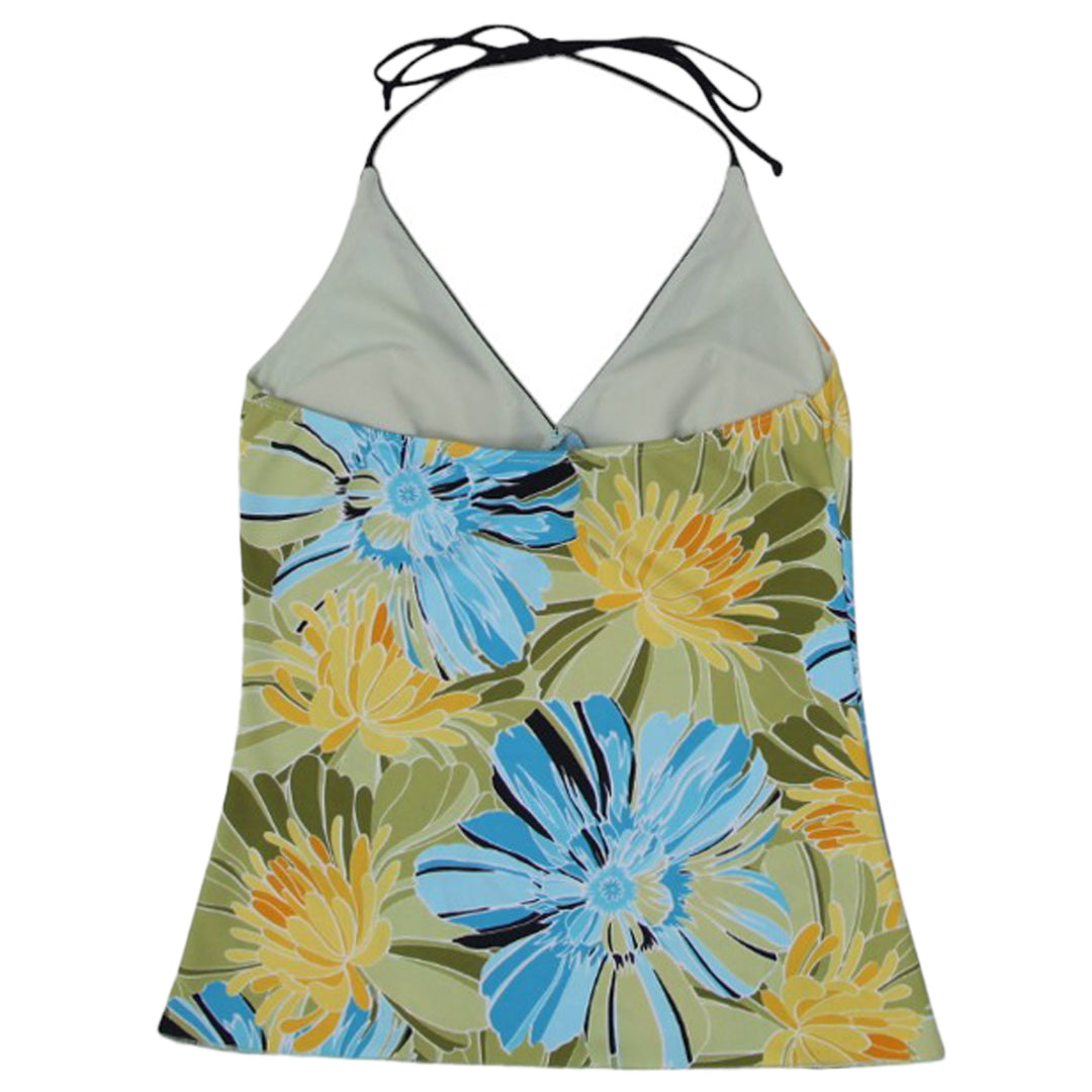 Y2K Ladies Le Chateau Floral Halter Top