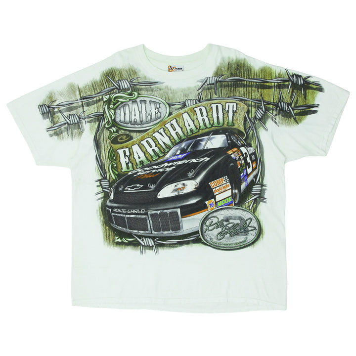 Vintage Dale Earnahardt Intimidator AOP Nascar Racing T-Shirt Chase Authentics 2X | Migration_T-Shirts FBFIRS | Fashion Rerun