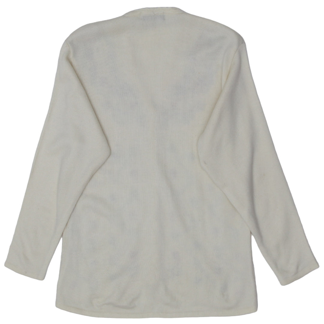 Vintage KDR Collection Embroidered Button Ladies Sweater