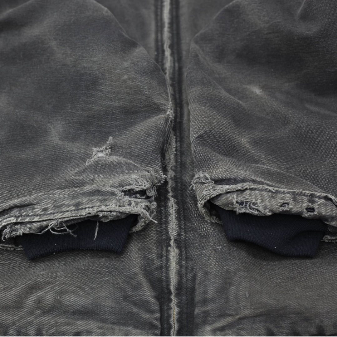 Thrashed Vintage 2005 Carhartt J141 BLK Sierra Sherpa Jacket Size XXL