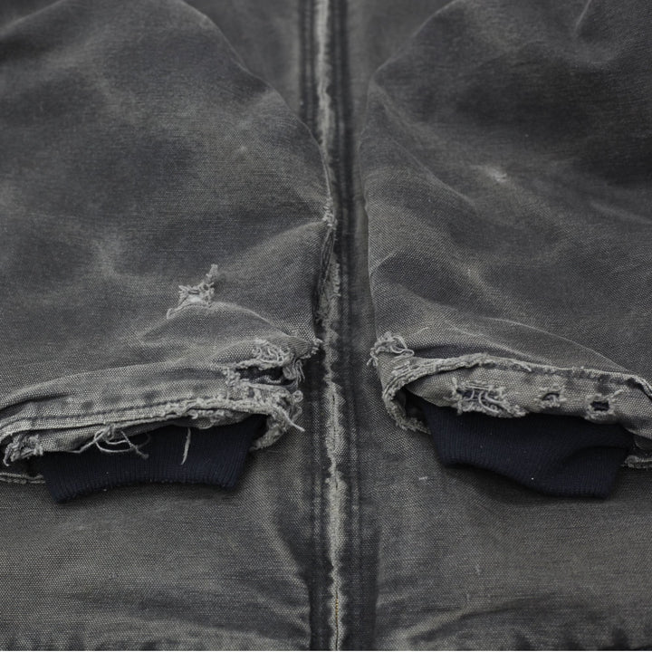 Thrashed Vintage 2005 Carhartt J141 BLK Sierra Sherpa Jacket Size XXL