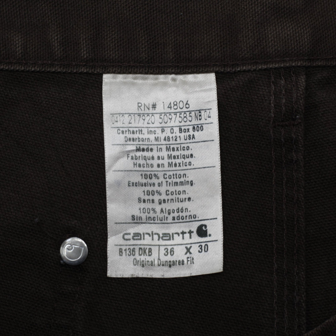 Mens Carhartt Canvas Utility Workwear Cargo Pants Size 36x30 | Migration_Pants - Back View | Fashion Rerun