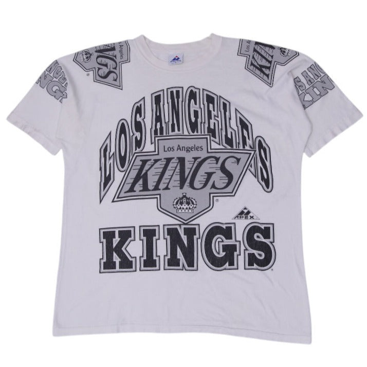 Vintage 1990s Los Angeles Kings NHL All-Over Print Graphic T-Shirt Made In USA | Migration_T-Shirts | Fashion Rerun