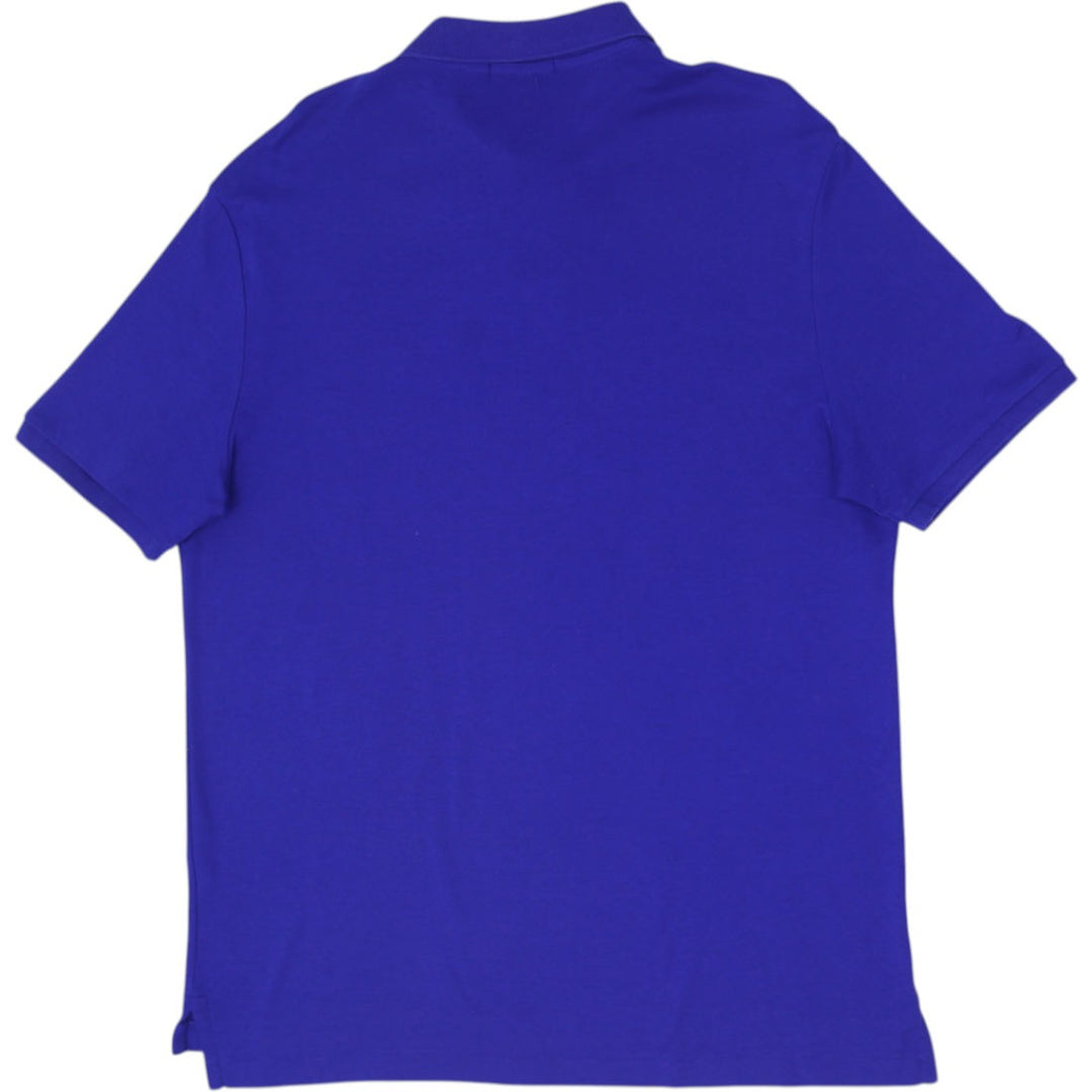 Mens Polo Ralph Lauren Cotton Royal Blue Yellow Pony Polo T-Shirt Size L