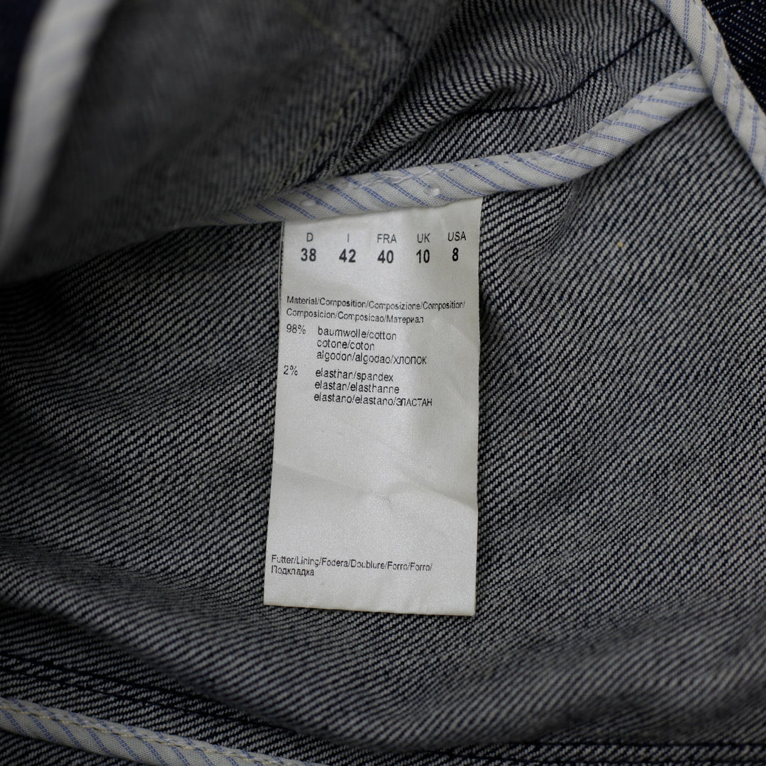 Ladies Hugo Boss Cropped Denim Blazer Jacket