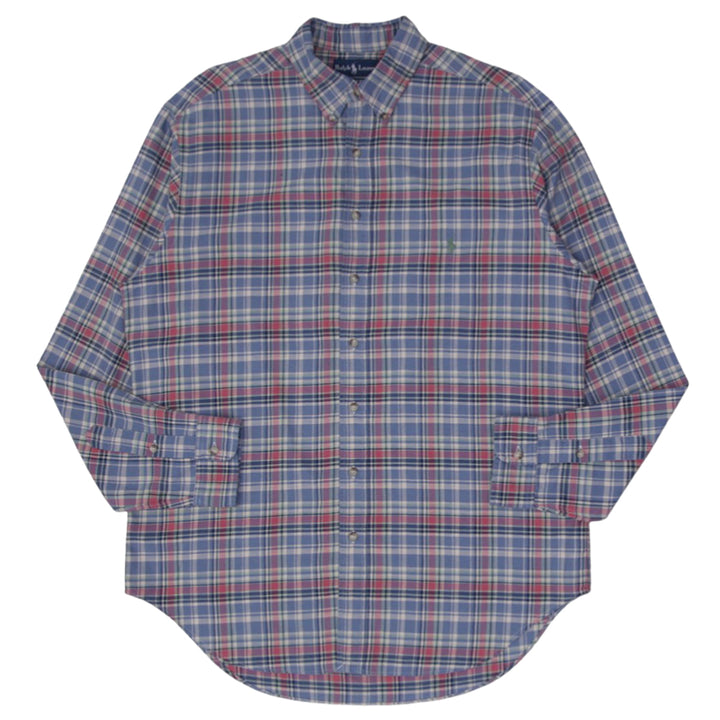 Mens Ralph Lauren Classic Fit Flannel Long Sleeve Shirt