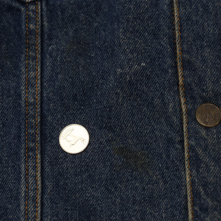Vintage Marlboro Country Store Customized Denim Sleeveless Jacket Made In USA - Fashion Rerun Vintage Migration_Jacket