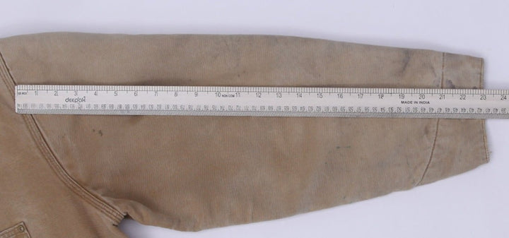 Vintage Carhartt 68LC Workwear Jacket Brown Distressed Canvas | Migration_Jackets - View 8 | Fashion Rerun