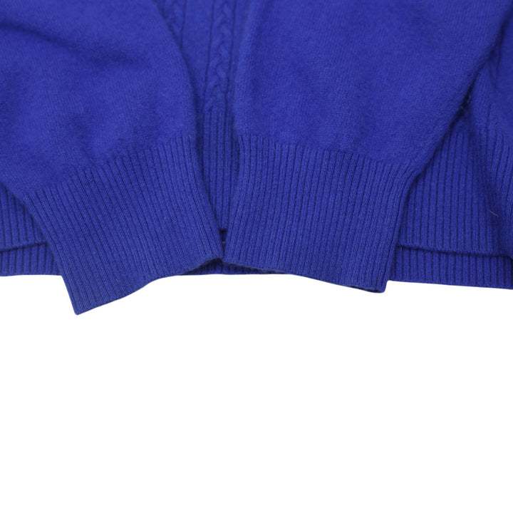 Mens Navy Blue Cashmere V-Neck Knitwear Size M | Migration_Knitwear & Sweaters - Alternate View | Fashion Rerun
