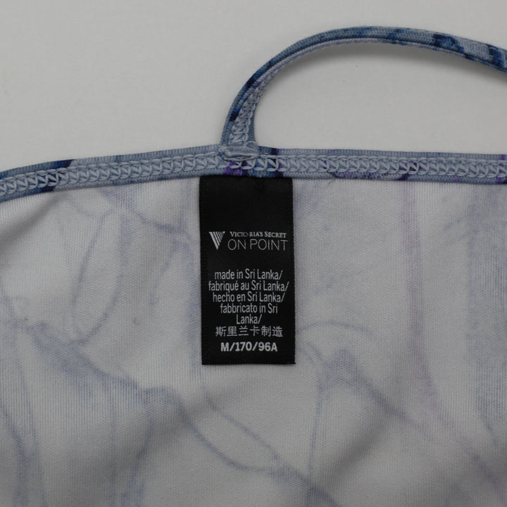 Y2K Ladies Victoria Secret Marble Graphic Crop Top Size M