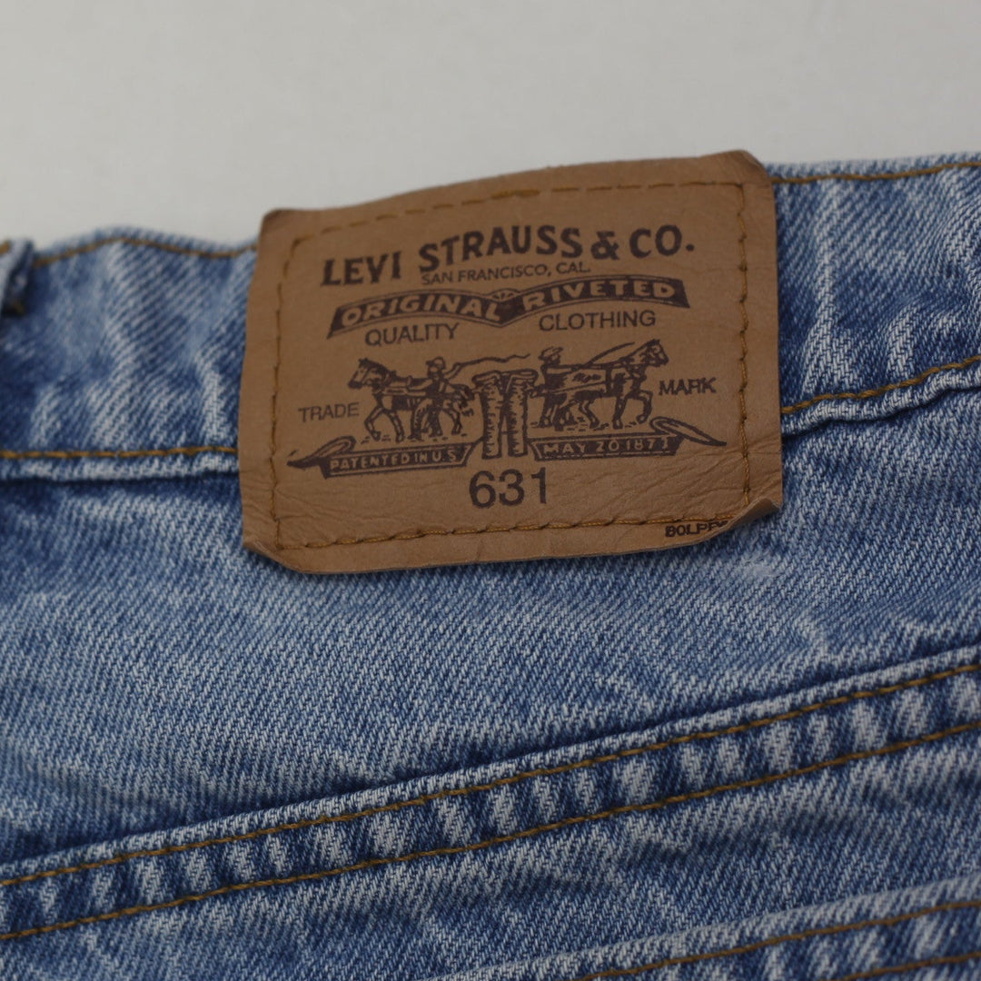 Vintage Ladies Levis 631 Orange Tab Denim Shorts | Migration_Shorts UAENAT20 - Detail View | Fashion Rerun