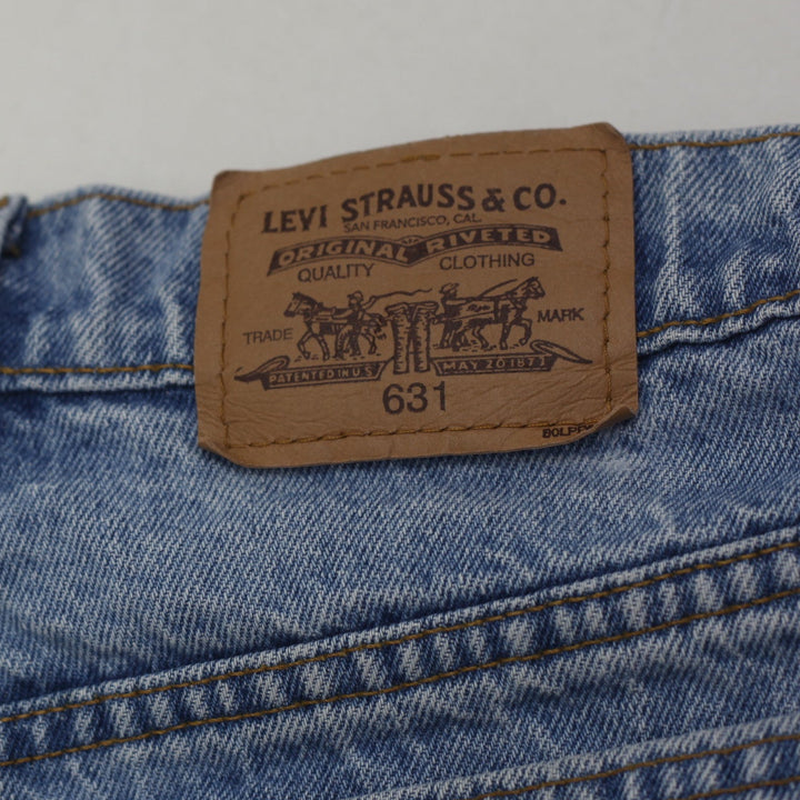 Vintage Ladies Levis 631 Orange Tab Denim Shorts | Migration_Shorts UAENAT20 - Detail View | Fashion Rerun