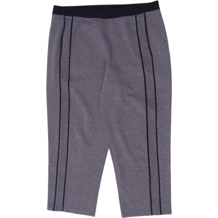 Ladies Lululemon Light Strides Crop Heathered Core Dark Grey Pants Size 10