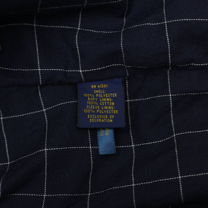 Vintage Polo By Ralph Lauren Navy Harrington Jacket Size XL