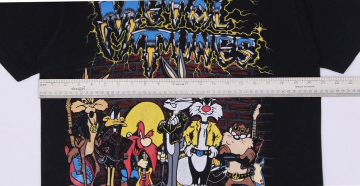 Vintage 1993 Looney Tunes Metal Tunes Character Single Stitch T-Shirt