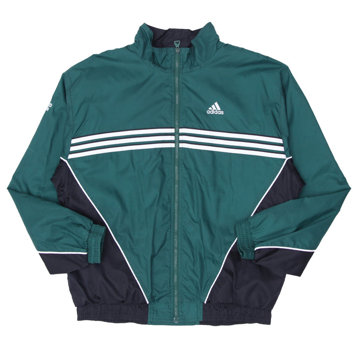 Vintage Adidas Embroidered Full Zip Windbreaker Nylon Jacket L - Fashion Rerun Vintage Migration_Jacket