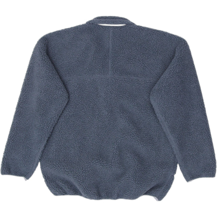 Mens Patagonia Fleece Jacket Gray Full Zip Retro Style Large