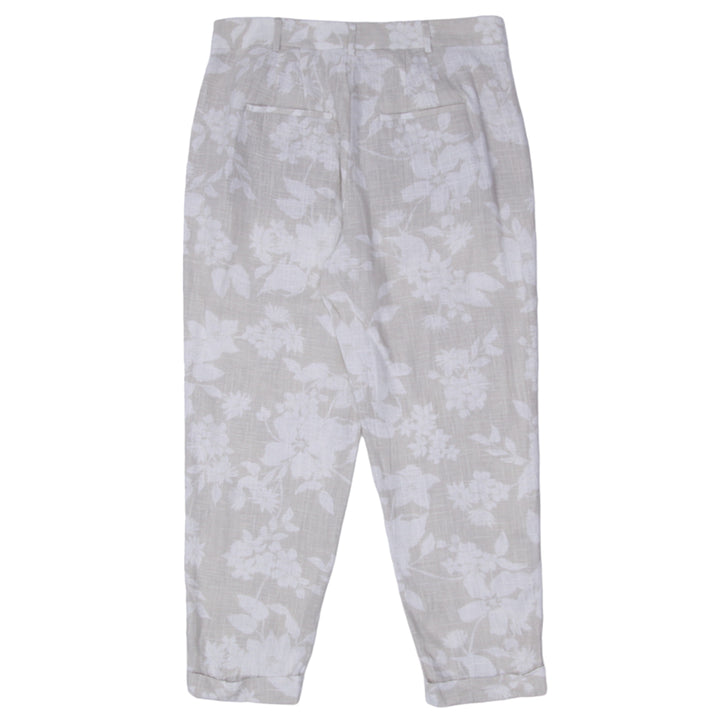 Ladies RW&Co. Floral Linen Blend Pants