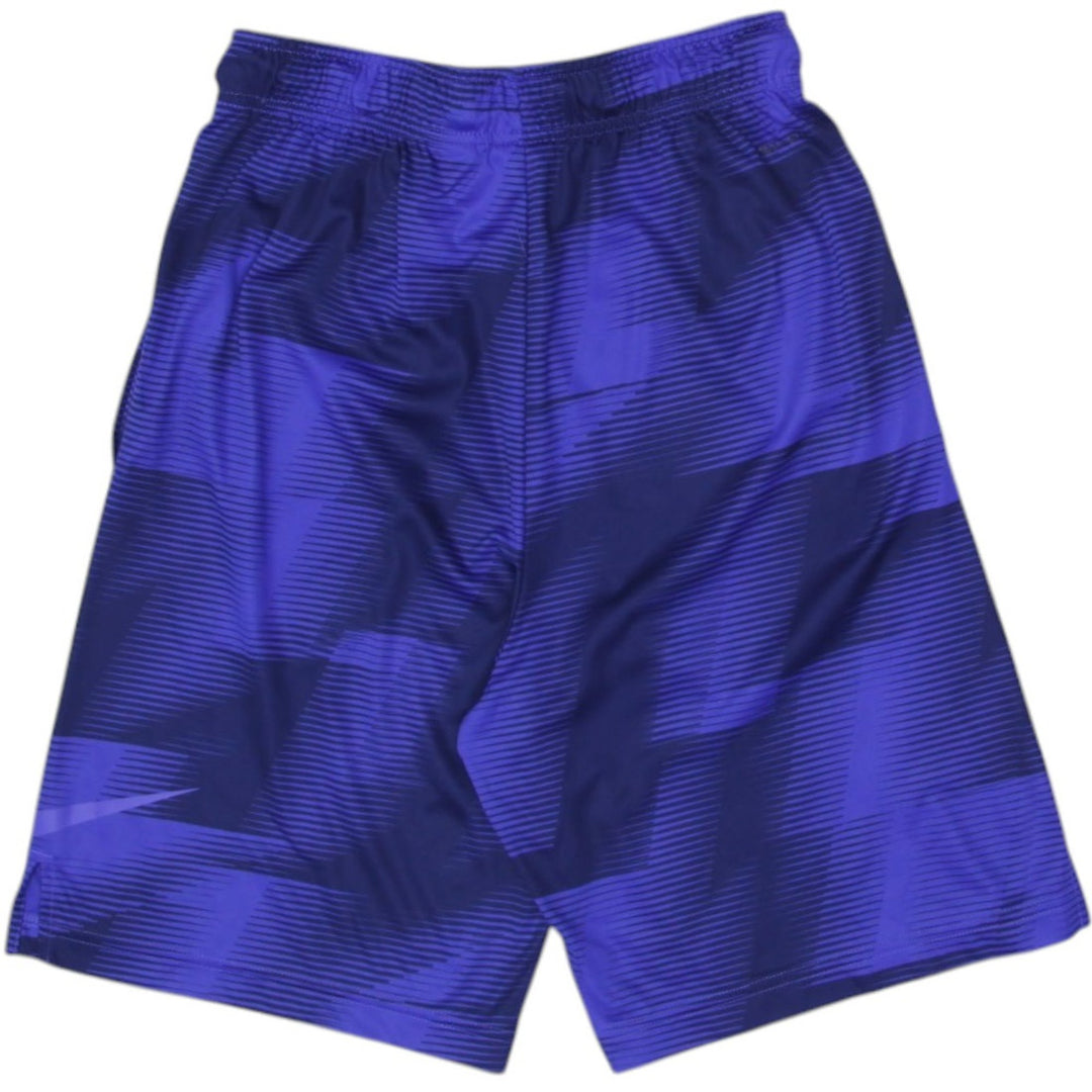 Mens Nike Sports Shorts Blue Graphic Pattern Dri-Fit