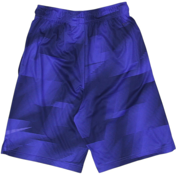 Mens Nike Sports Shorts Blue Graphic Pattern Dri-Fit