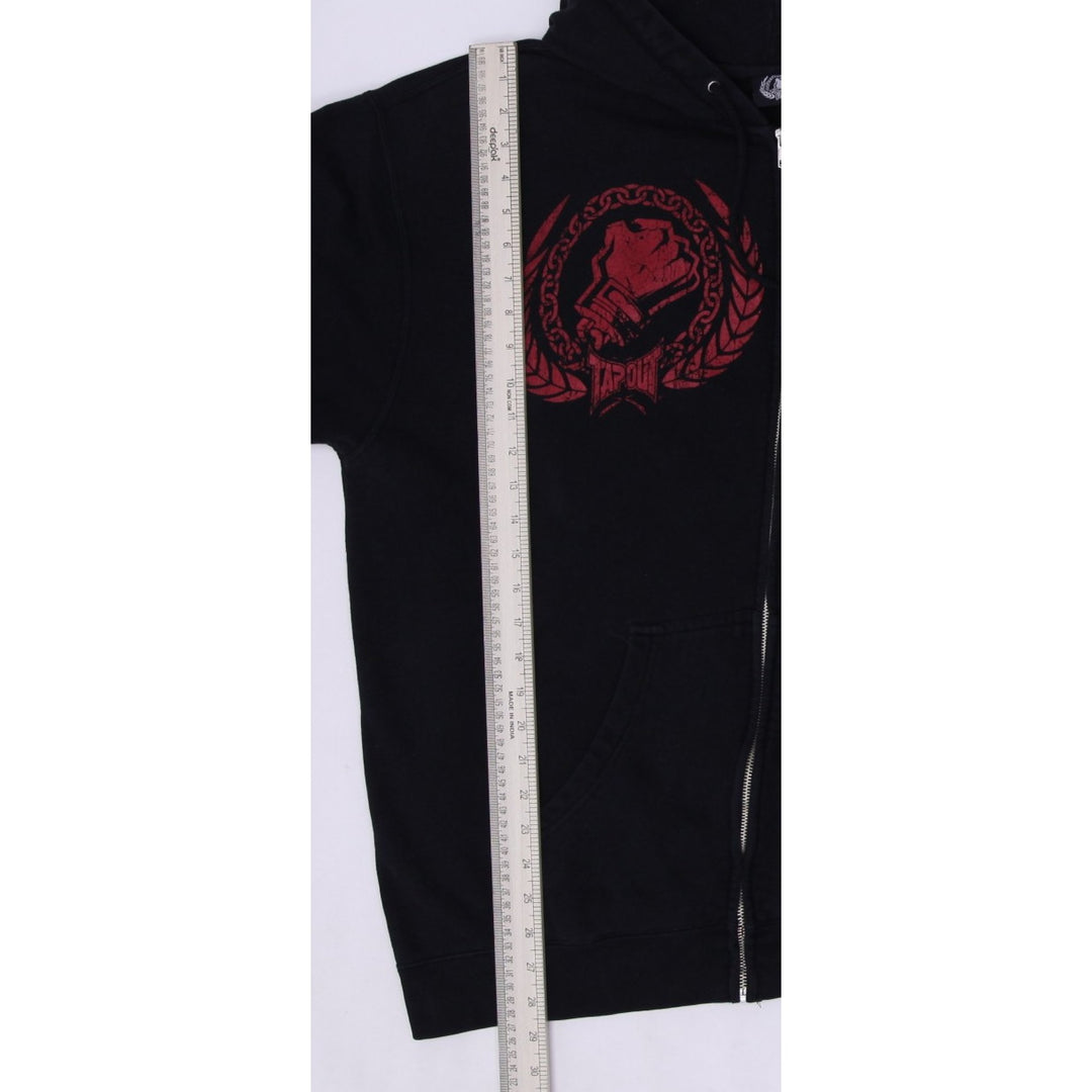 Y2K Mens TapOut Kimbo Slice Full Zip Hoodie Black Graphic XL