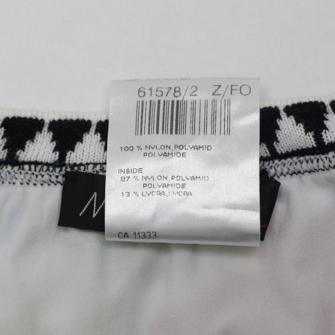 Y2K Ladies Marc Cain Tropical Parrot Print Mesh Tank Top Size 5
