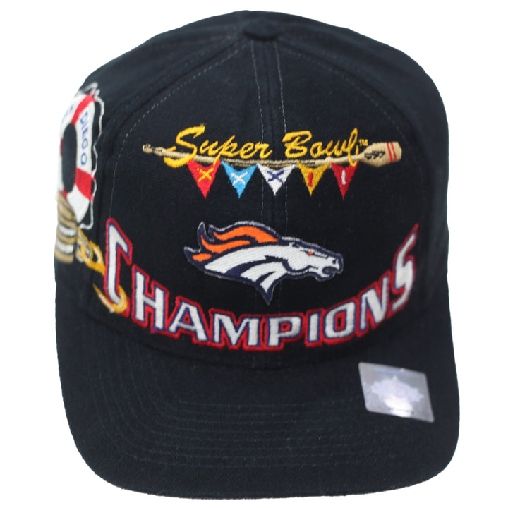 Vintage Denver Broncos NFL Super Bowl XXXII Snapback Cap Logo Athletic - Fashion Rerun Vintage Migration_Accessories
