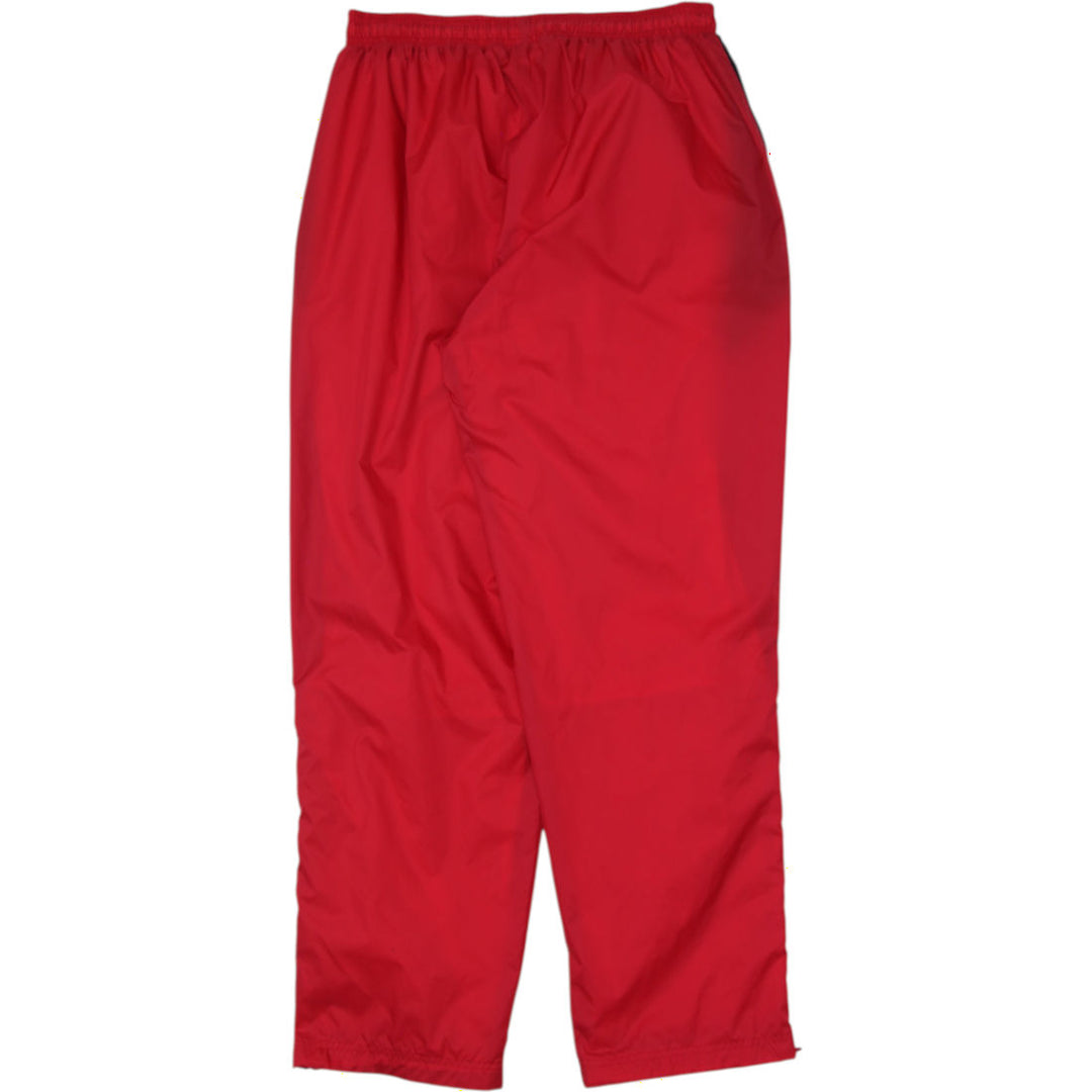 Vintage Adidas Team Lined Nylon Windbreaker Track Pants Red Size XL