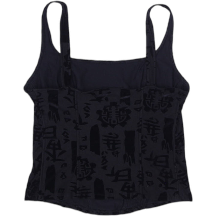 Y2K Ladies Patterned Strappy Tank Top Size L | Migration_Y2K Tops - Side View | Fashion Rerun