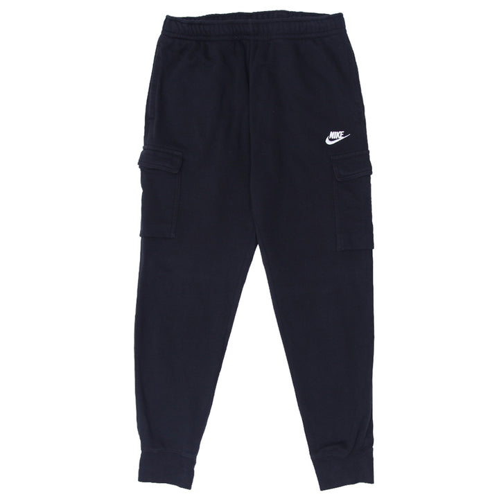 Mens Nike Embroidered Cargo Jogger Pants Black - Fashion Rerun Vintage Migration_Pants