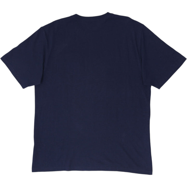 Mens Carhartt Heavyweight K87 Left-Chest Pocket T-Shirt Navy Blue Size L