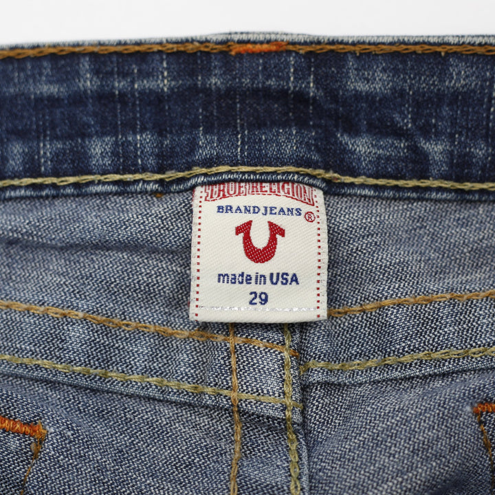 Y2K Ladies True Religion Johnny Straight Leg Jeans Made in USA Size 29