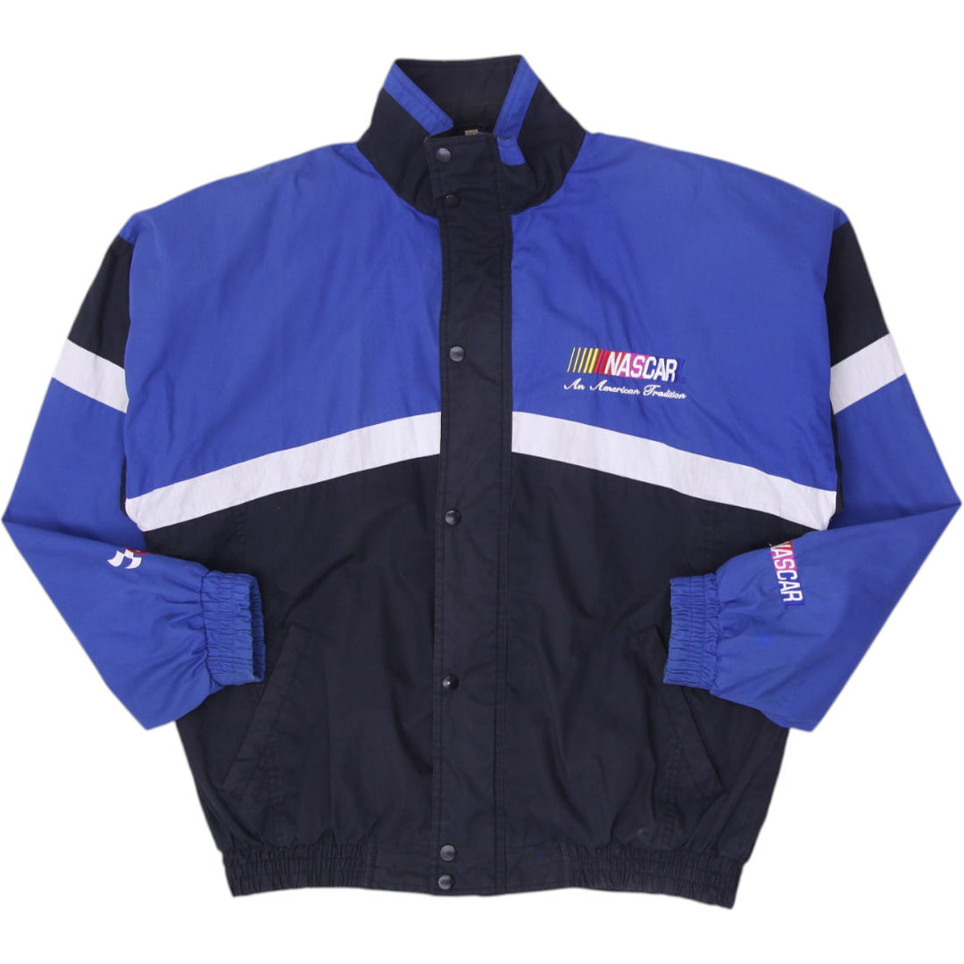 Vintage Chase Authentics NASCAR Racing Zipper Button Lightweight Jacket L | Migration_Jackets | Fashion Rerun