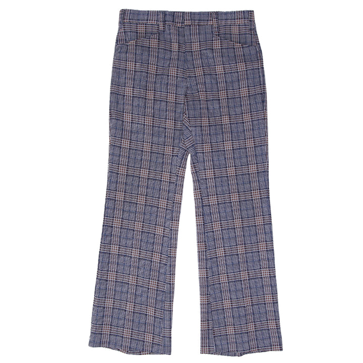 Vintage Plaid Woolen Flare Pants - Fashion Rerun Vintage Migration_Pants