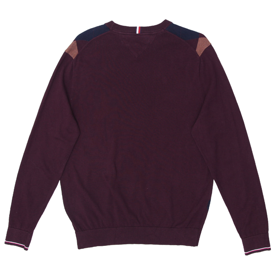 Mens Tommy Hilfiger Argyle Long Sleeve Sweater - Fashion Rerun Vintage Migration_Sweaters