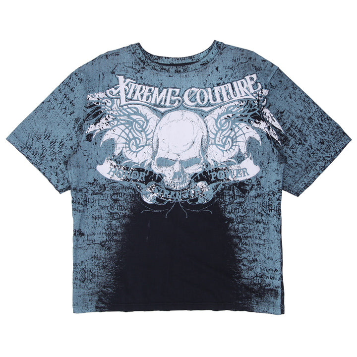 Y2K Men Xtreme Couture Graphic T-Shirt - Fashion Rerun Vintage Migration_T-Shirt