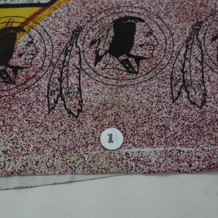 Vintage 1990s NFL Washington Redskins All Over Print T-Shirt Single Stitch