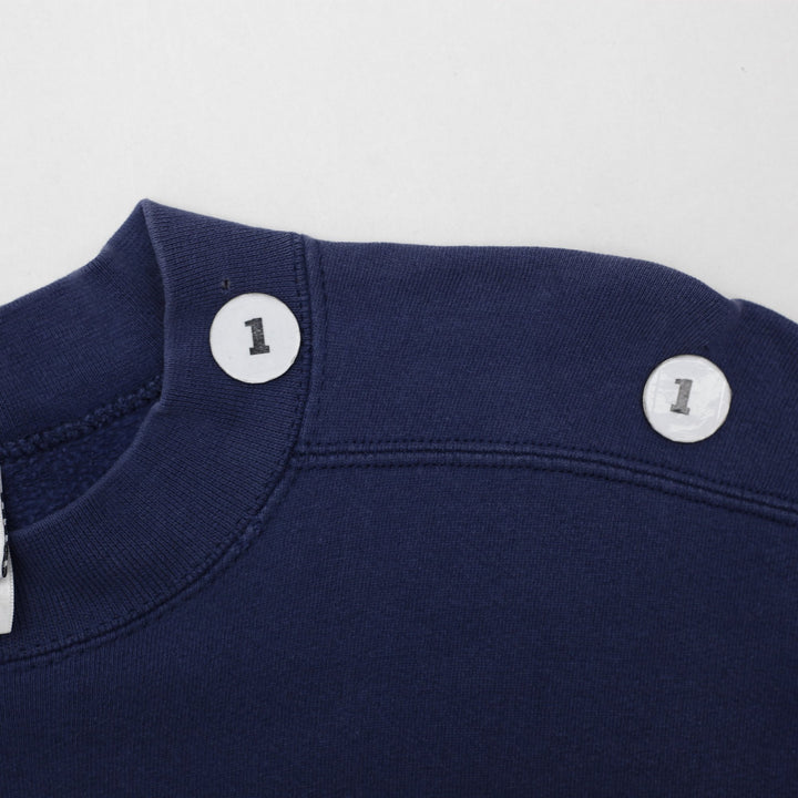 Vintage Nike Swoosh Logo Navy Crewneck Sweatshirt Made In USA XL | Migration_Sweatshirt - Alternate View | Fashion Rerun
