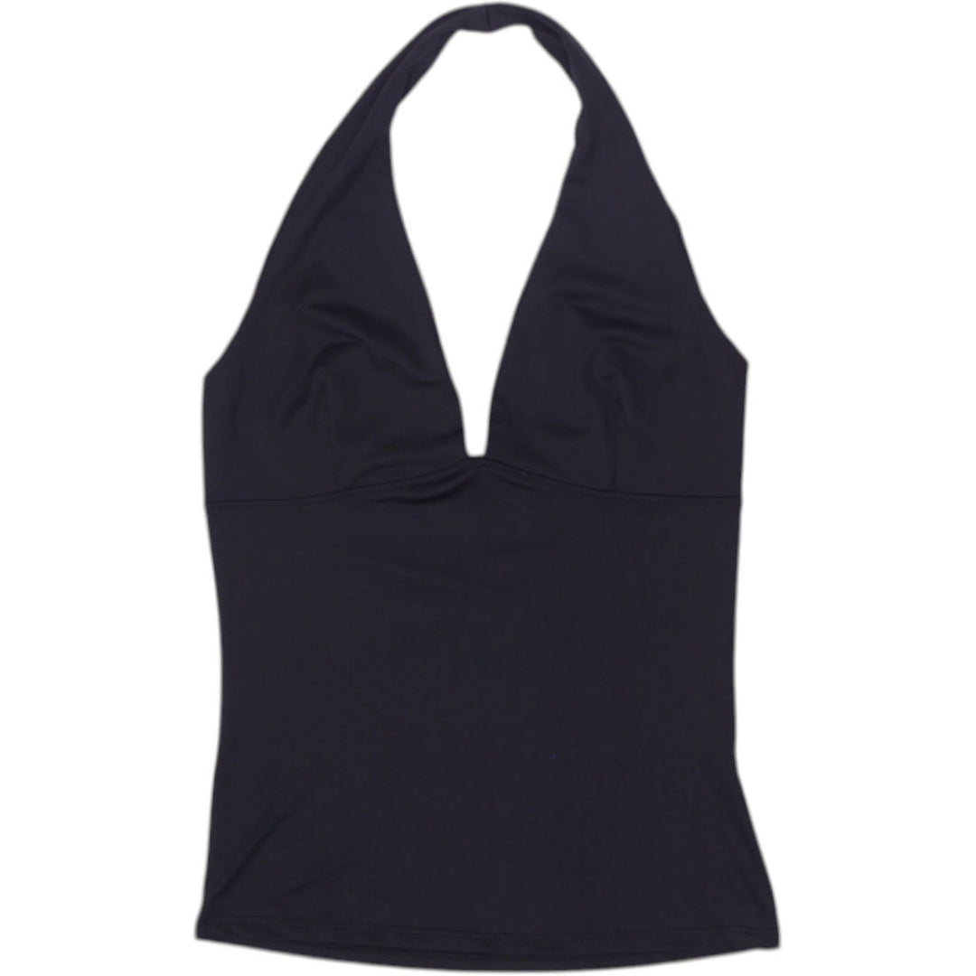 Y2K Ladies Gaze Sleeveless Stretch Halter Top Size XS