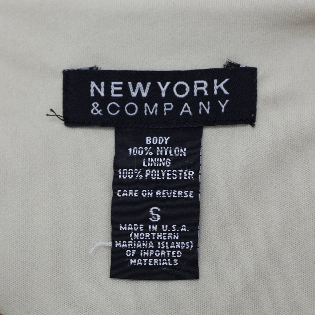 Y2K Ladies New York & Company Paisley Pattern Top Size S