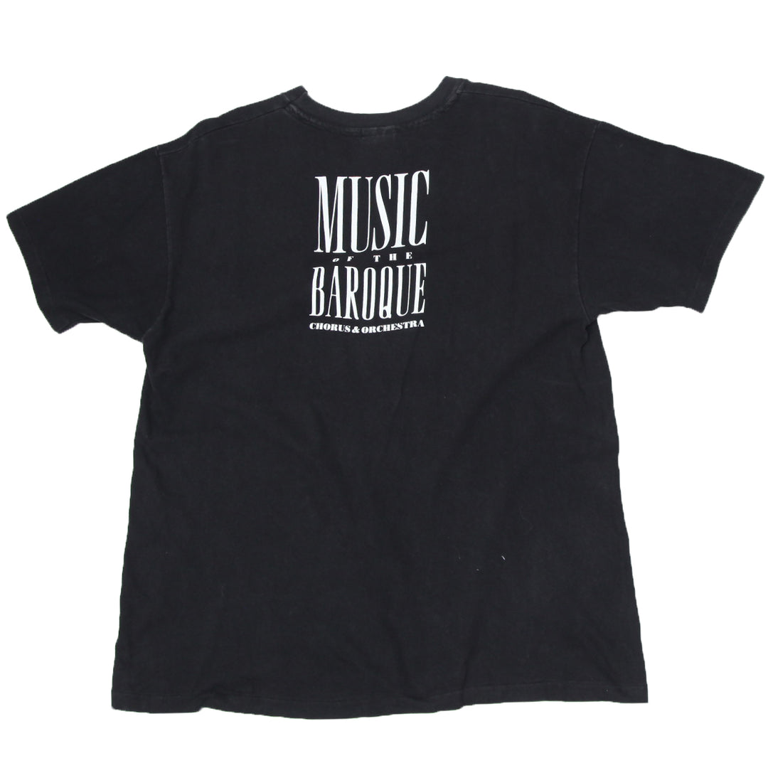 1993 Vintage Mozart Music of The Baroque T-Shirt S.Stitch Made in USA XL