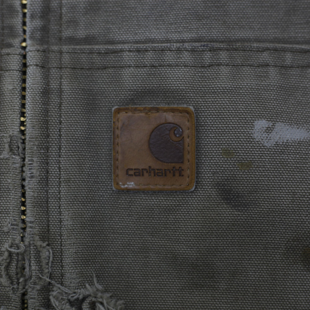 Mens Carhartt Workwear Utility Hooded Vest Size L