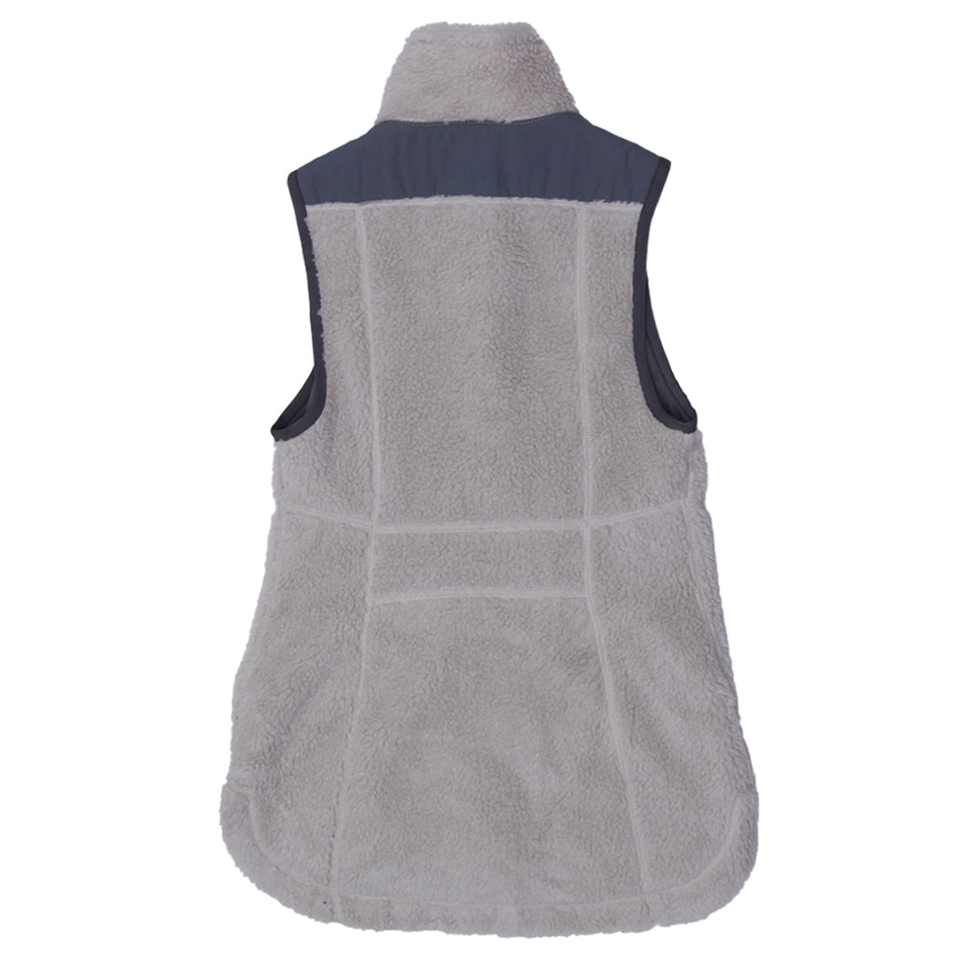 Ladies L.L. Bean Sherpa Fleece Full Zip Long Vest