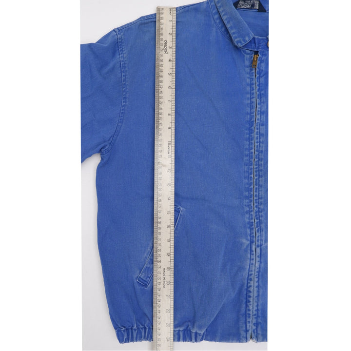 Vintage Polo By Ralph Lauren Denim Zip Harrington Slightly Distressed Jacket