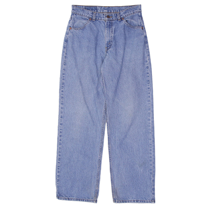 Vintage Levis 665 High Waisted Orange Tab Jeans