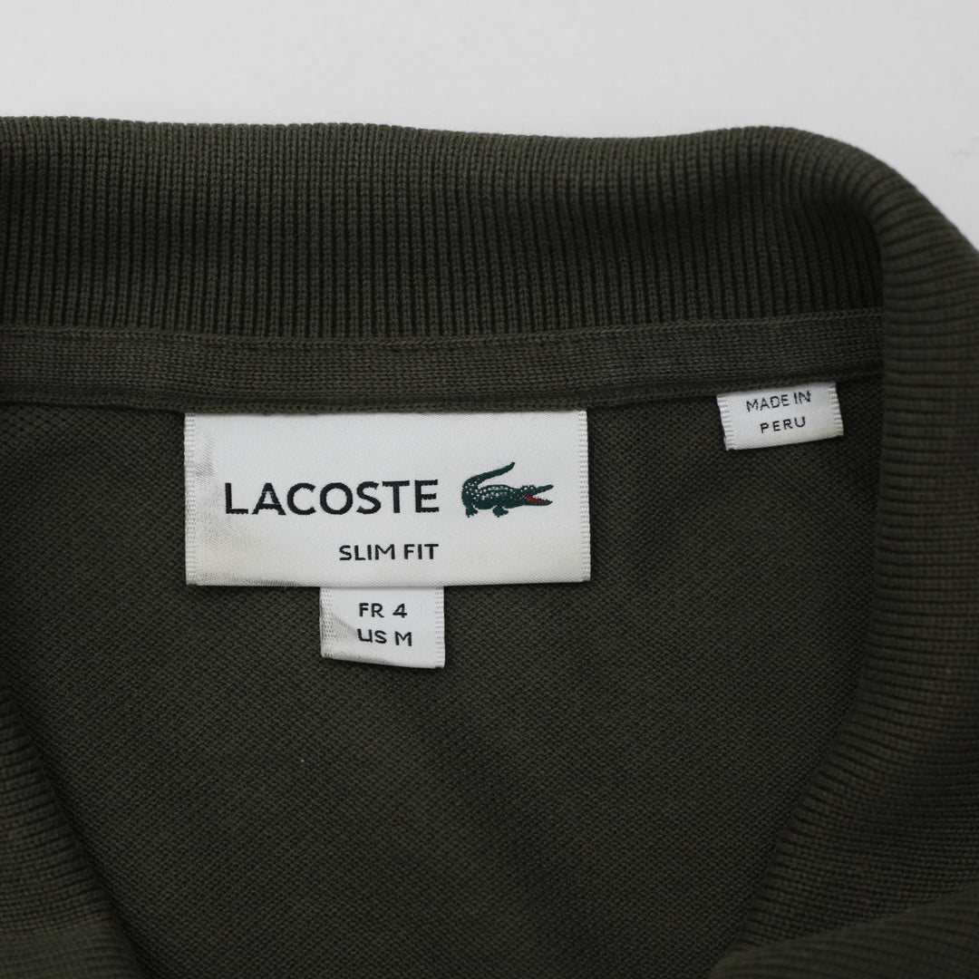 Mens Lacoste Slim Fit Pique Polo T-Shirt Size M