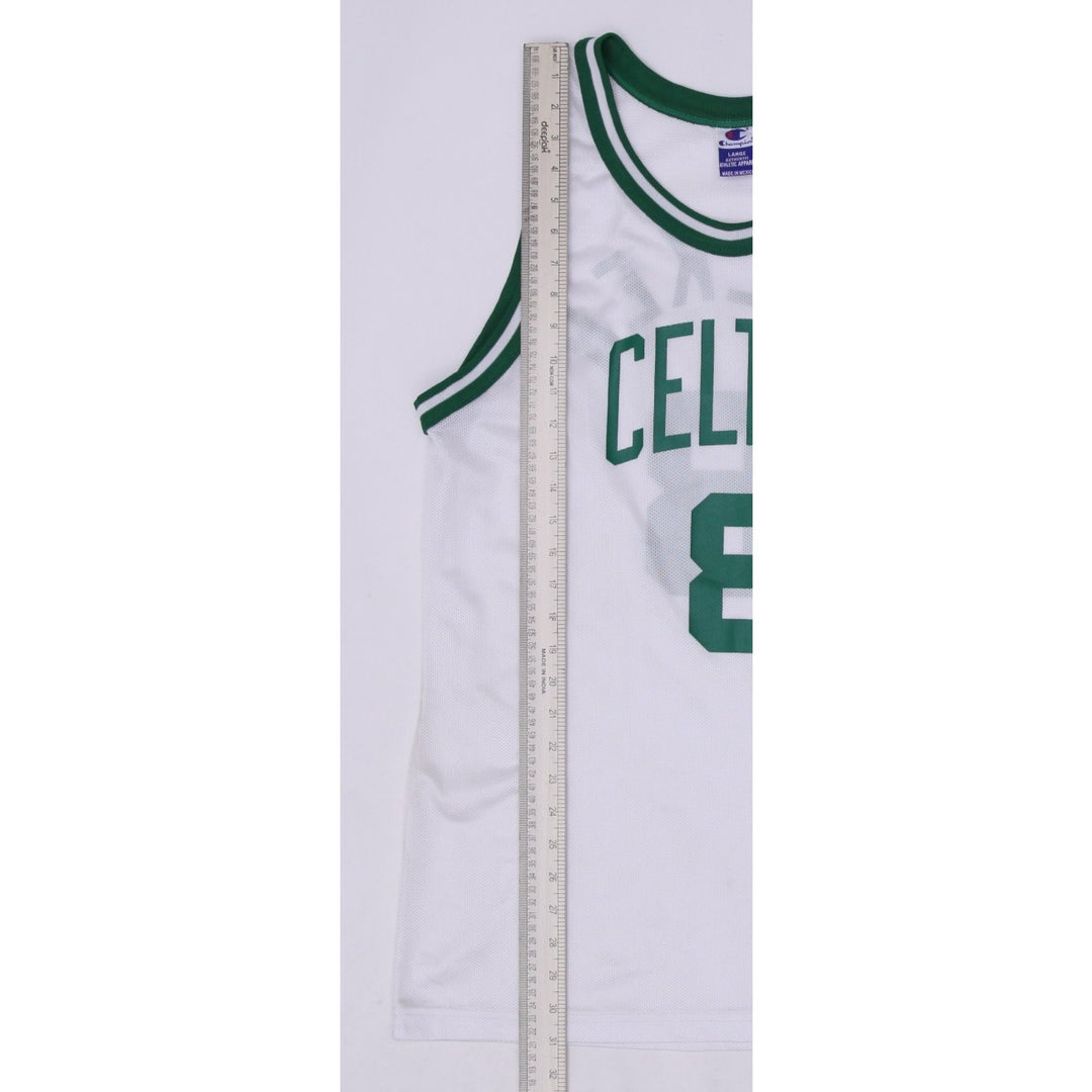 Vintage Champion Celtics Walker #8 White Mesh Basketball Jersey Size L | Migration_Jerseys - View 10 | Fashion Rerun