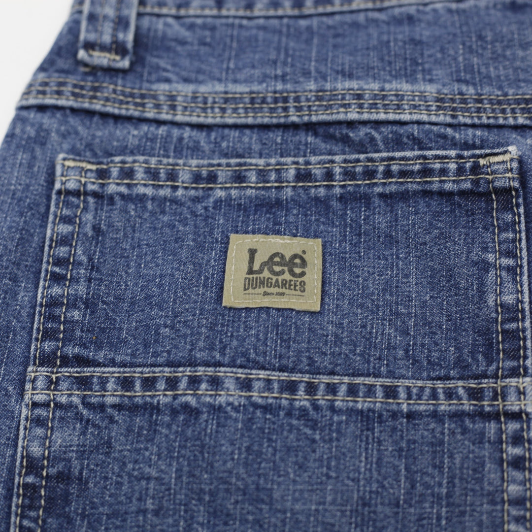 Mens Lee Dungarees Carpenter Shorts Medium Wash Jorts