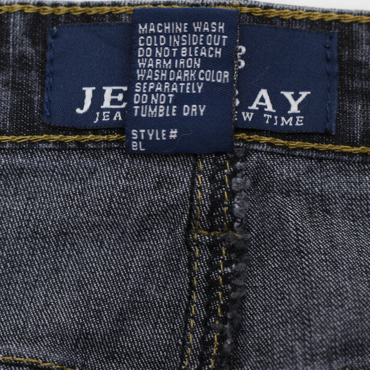Y2K Ladies Jeansbay Y2K Rhinestone Studded Dark Wash Bootcut Jeans Petite 8P