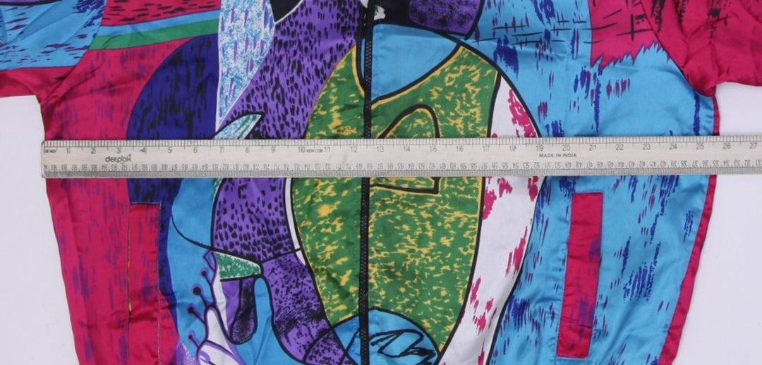 Vintage Ladies 90s Art Picasso Bomber Jacket Full Zip